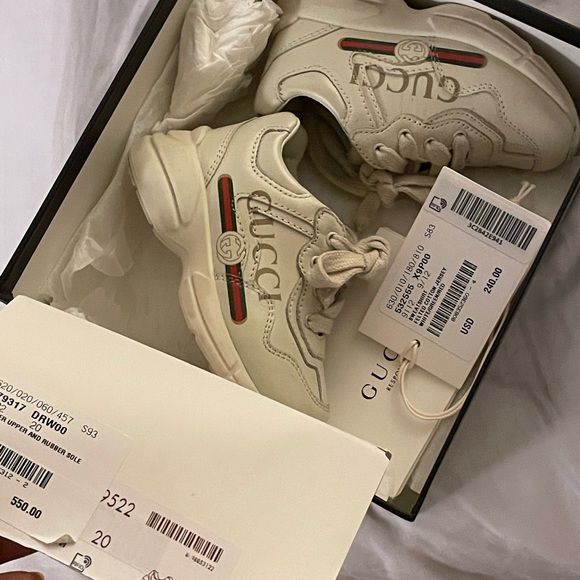 Like new toddler Gucci runners